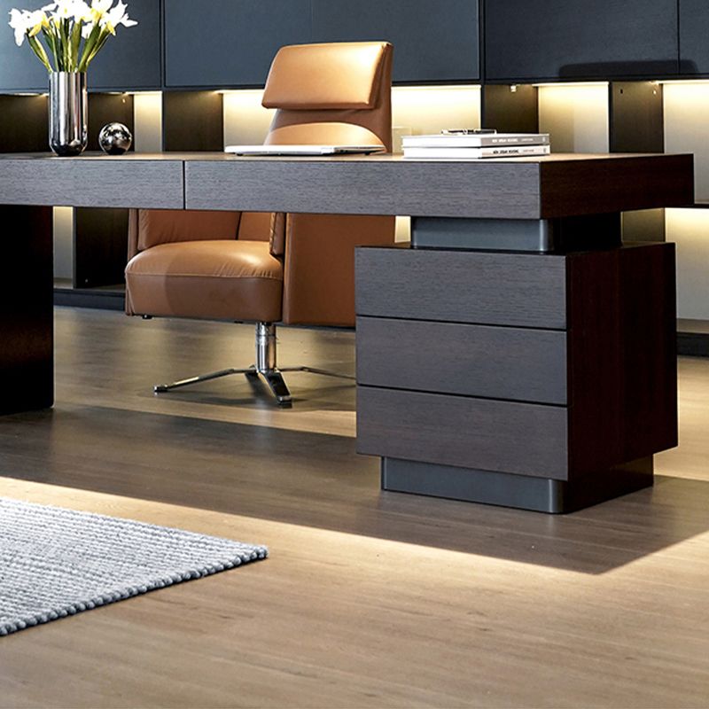 Rectangle Stone Top Bureau bureau de style industriel de style industriel pour le bureau