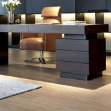 Rectangle Stone Top Bureau bureau de style industriel de style industriel pour le bureau