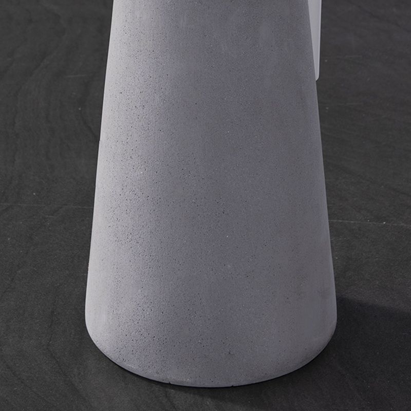 Concrete Modernistic Table Lacquer Round Table for Living Room Clearhalo 'Coffee & Accent Tables' 'End & Side Tables' 'end_side_tables' 'furn' 'furn_end_side_tables' 'Furniture' 'Living Room Furniture' 1200x1200_96e9adce-ff40-44a6-a120-c17310ac44b8