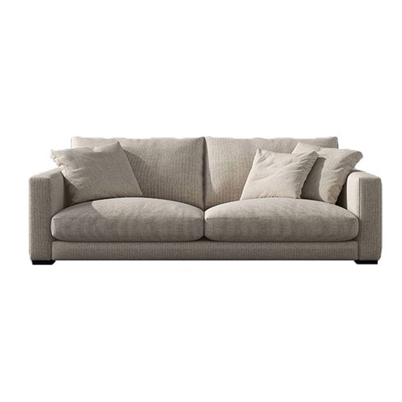 Modern Fabric Standard Sofa Square Arm Cushions Sofa for Living Room Clearhalo 'furn' 'furn_sofas' 'Furniture' 'furniture_sofas' 'kitchen' 'kitchen_sofas' 'Living Room Furniture' 'Sofa' 'sofas' 1200x1200_96eb9c1d-3202-49c1-a3af-53d961984ef0