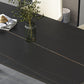 Black Metal Double Pedestal Dining Table Industrial Rectangle Fixed Table Clearhalo 'Dining Tables & Seating' 'Dining Tables' 'dining_table' 'furn' 'furn_dining_table' 'Furniture' 'furniture_dining_table' 'Kitchen & Dining Furniture' 'kitchen' 'kitchen_dining_table' 1200x1200_96ec8678-9274-4700-ba89-908949996e2f
