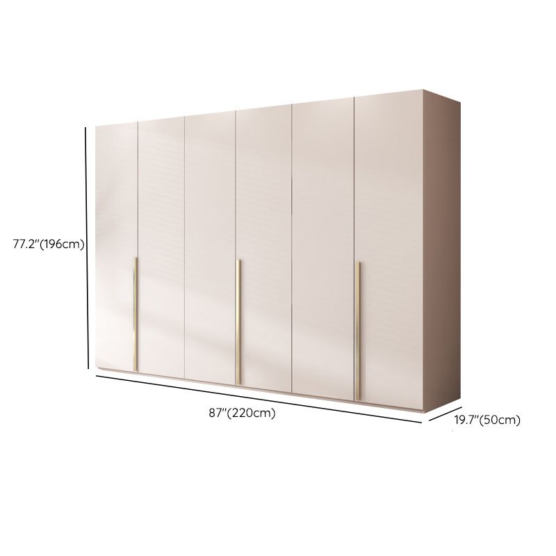 Contemporary Bedroom Storage Cabinet Wooden Shelves Wardrobe Clearhalo 'Armoires & Wardrobes' 'armoires_wardrobes' 'Bedroom Furniture' 'furn' 'furn_armoires_wardrobes' 'Furniture' 1200x1200_96ef870d-cba3-4266-811f-ad3e58e4e1df