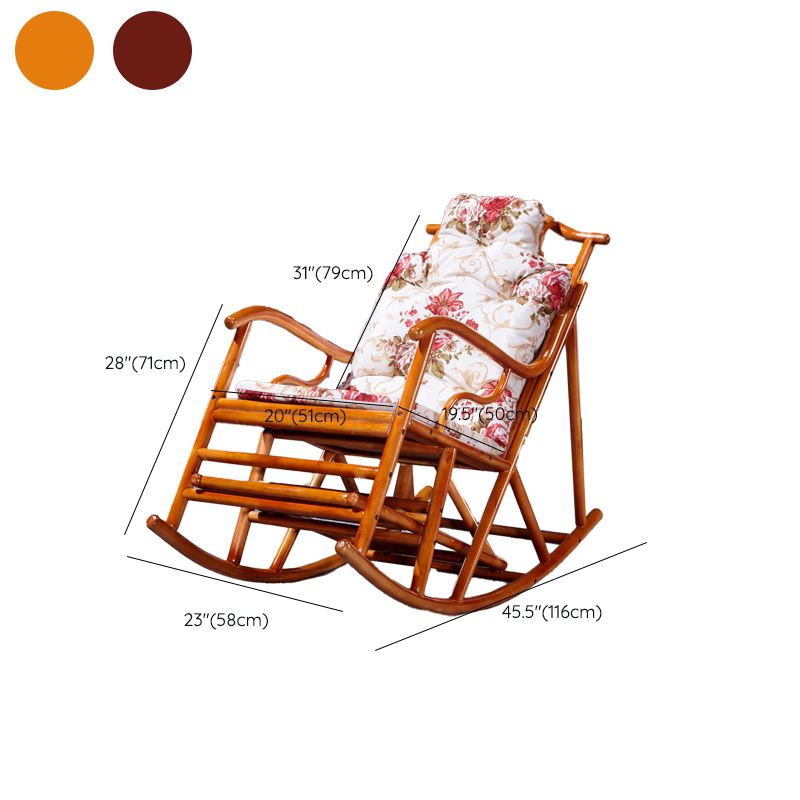 Mid Century Modern Indoor Rocking Chair Wooden Rattan Rocking Chair Clearhalo 'Chairs & Seating' 'furn' 'furn_rocking_chairs' 'Furniture' 'Living Room Furniture' 'Rocking Chairs' 'rocking_chairs' 1200x1200_96f17df1-5148-4e92-9f95-b3942c9e7ad3