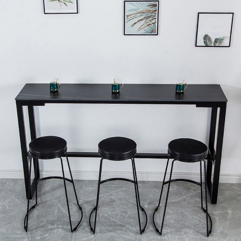 Modern Stone Bar Table Set 1/4/7 Pieces Counter Counter Set for Dining Room Clearhalo 'Bar Furniture' 'furn' 'furn_home_bar_bar_sets' 'Furniture' 'Home Bars & Bar Sets' 'home_bar_bar_sets' 'Kitchen & Dining Furniture' 1200x1200_96f45941-8489-44ee-8122-5e293125a46c