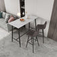 Contemporary Bar Counter Table Rectangle Sintered Stone Table for Kitchen Clearhalo 'Bar Furniture' 'Bar Tables' 'bar_tables' 'Furniture' 'furniture_bar_tables' 'Kitchen & Dining Furniture' 1200x1200_96f5c473-c695-4b07-b551-7966a6152c32