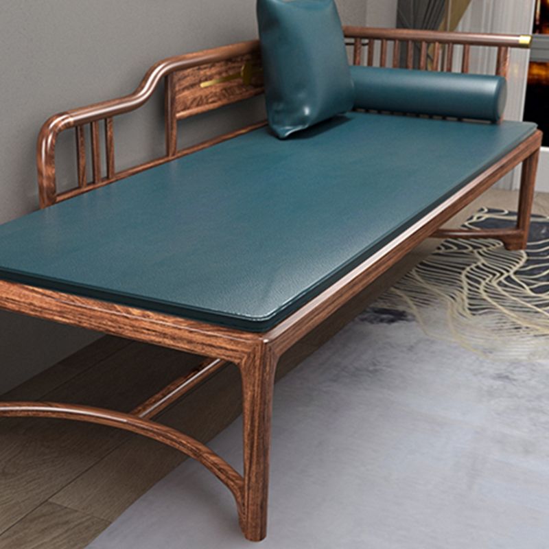 Oversized Solid Wood Chaise Lounge Couch in Brown with Square Arm Clearhalo 'Chairs & Seating' 'Chaise Lounge' 'chaise_lounge' 'furn' 'furn_chaise_lounge' 'Furniture' 'Living Room Furniture' 1200x1200_96f63c1a-d6c9-40b4-b32b-89f0cec2e630