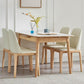 Modern Extendable Dining Table Home Rectangle Sintered Stone Fixed Desk