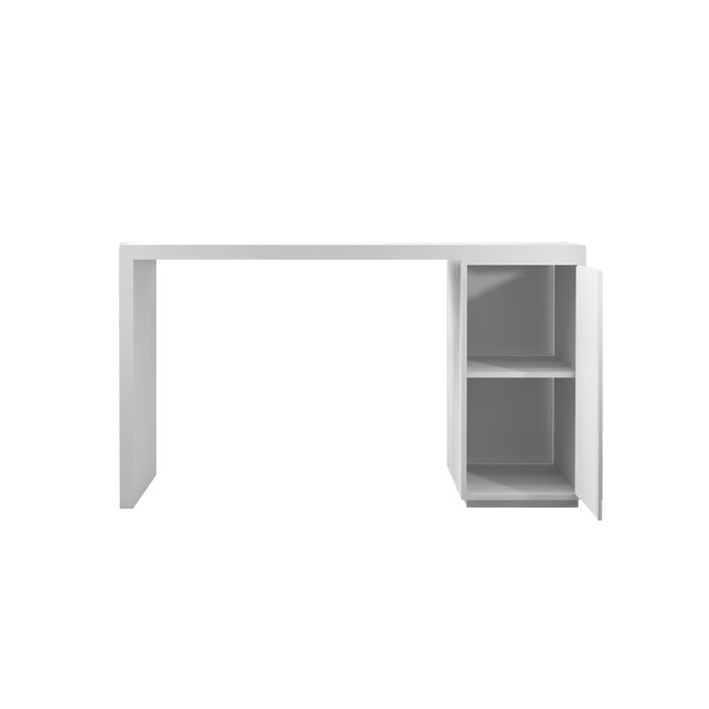 Modern Sintered Stone Top Rectangle White Bar Dining Table with Storage Clearhalo 'Bar Furniture' 'Bar Tables' 'bar_tables' 'furn' 'furn_bar_tables' 'Furniture' 'Kitchen & Dining Furniture' 1200x1200_96f77f3d-c5c5-4947-9513-4815b848a998