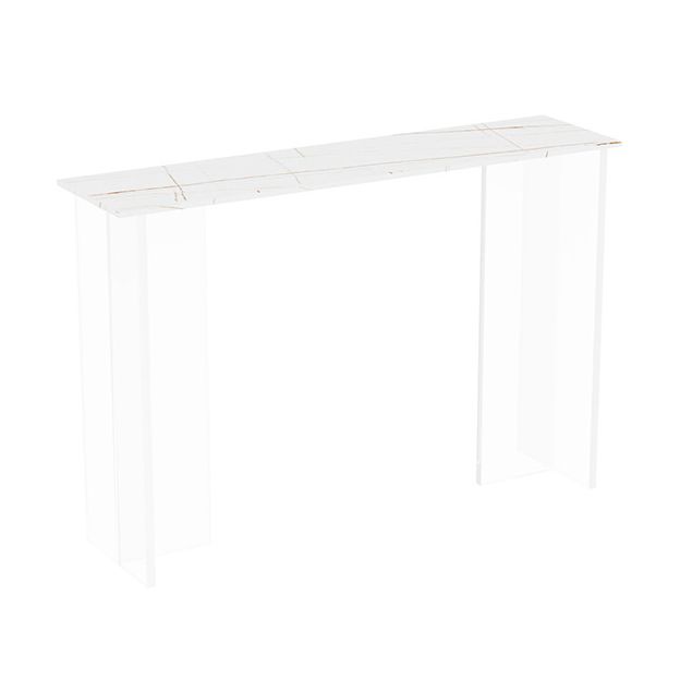 11.8" W Modern Console Accent Table Antique Finish Console Sofa Table Clearhalo 'Console Tables' 'console_tables' 'Entry & Mudroom Furniture' 'furn' 'furn_console_tables' 'Furniture' 1200x1200_96f89835-80c3-4274-aa23-df37c41f3397