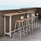 Industrial Metal Counter-height Stool Footrest Low Back Outdoor Counter Bar Stool in Black Clearhalo 'Bar Furniture' 'Bar Stools' 'bar_stools' 'furn' 'furn_bar_stools' 'Furniture' 'Kitchen & Dining Furniture' 1200x1200_96fa93f7-ad68-4c6e-91f6-973ef7b1f636