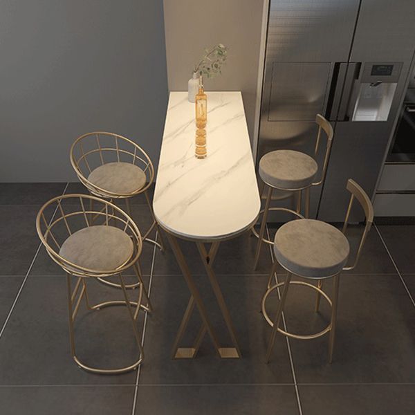 Tavolo da tavolo da bar tradizionale in pietra tradizionale tavolo da bar di lusso con doppio piedistallo