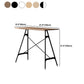 Industrial Pub Table Bar Height Bar Table for Living Room Use Clearhalo 'Bar Furniture' 'Bar Tables' 'bar_tables' 'furn' 'furn_bar_tables' 'Furniture' 'Kitchen & Dining Furniture' 1200x1200_9700e49b-c43f-4a3c-9673-0488898ee697