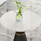 Glam 1/2/3/4/5 Pieces Dining Set Round Sintered Stone Dining Table Set Clearhalo 'Dining Room Sets' 'Dining Tables & Seating' 'dining_room_set' 'furn' 'furn_dining_room_set' 'Furniture' 'furniture_dining_room_set' 'Kitchen & Dining Furniture' 'kitchen&dining_furn' 'kitchen' 1200x1200_9701e6a9-c68a-472b-ae5d-5d2e7e4e7f4d