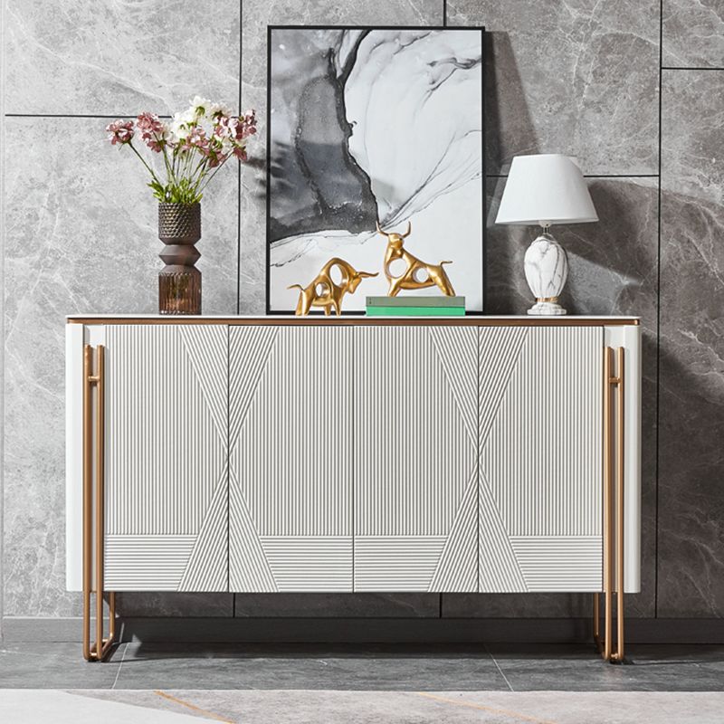 Panneau latéral en bois d'ingénierie en pierre moderne pour le salon