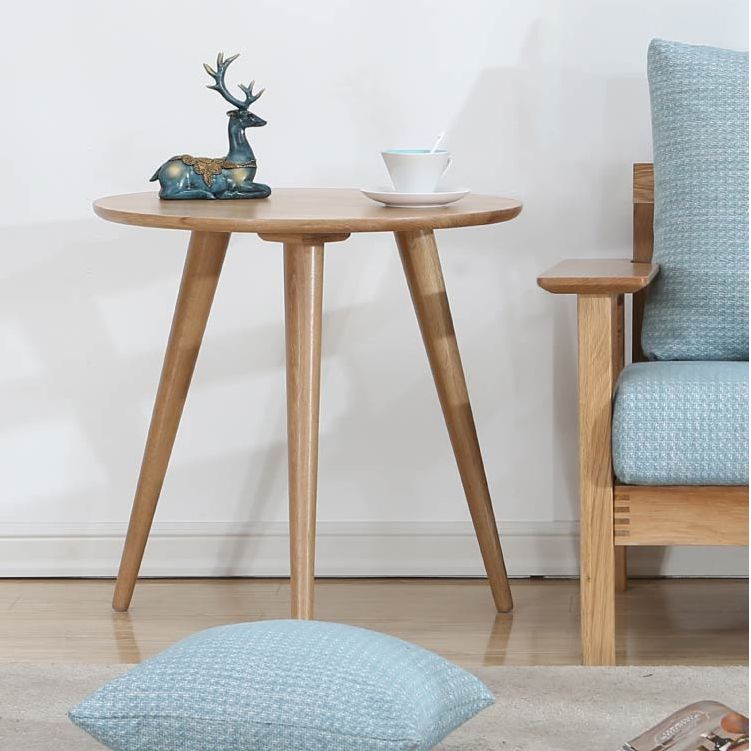 Rubberwood Solid Wood Tripod Table Simplicity Dining Table Round for Kitchen Home Clearhalo ' dining_table' 'Dining Tables & Seating' 'Dining Tables' 'furn' 'furn_dining_table' 'Furniture' 'furniture_dining_table' 'Kitchen & Dining Furniture' 'kitchen&dining_furn' 'kitchen' 'kitchen_dining_table' 1200x1200_97048254-ebc6-4162-ae30-c06ff40236d7