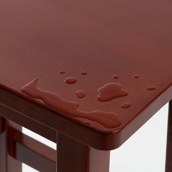 Massivholz Barhocker Footreest Armless Counterhocker für Esszimmer