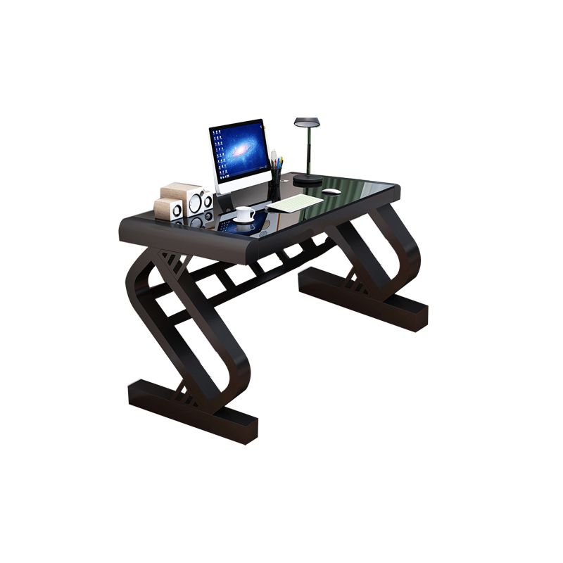 23" Wide Modern Gaming Desk Rectangular Mirrored Office Desk Clearhalo 'furn' 'furn_office_desk' 'Furniture' 'Office Desks' 'Office Furniture' 'office_desk' 1200x1200_9708456c-41bf-4f6c-8d20-ff3134f57d1d