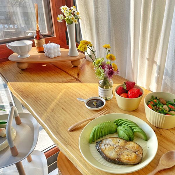 Modern Rectangle Solid Wood Bar Table Set 1/2/3 Pieces Counter Table with Wooden Stools Clearhalo 'Bar Furniture' 'furn' 'furn_home_bar_bar_sets' 'Furniture' 'Home Bars & Bar Sets' 'home_bar_bar_sets' 'Kitchen & Dining Furniture' 1200x1200_970aa1b8-dc35-41da-abef-db3fa1b65894