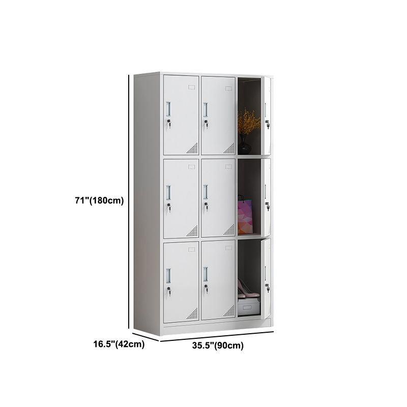 Scharnierende eigentijdse garderobe kast metalen garderobe armoire voor thuis