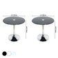 Round Tulip Base Contemporary Dining Table Three-Color Fixed Table of Glass Clearhalo ' dining_table' 'Dining Tables & Seating' 'Dining Tables' 'furn' 'furn_dining_table' 'Furniture' 'furniture_dining_table' 'Kitchen & Dining Furniture' 'kitchen&dining_furn' 'kitchen' 'kitchen_dining_table' 1200x1200_9711f971-1a85-46de-a6d5-5b440d9a880f
