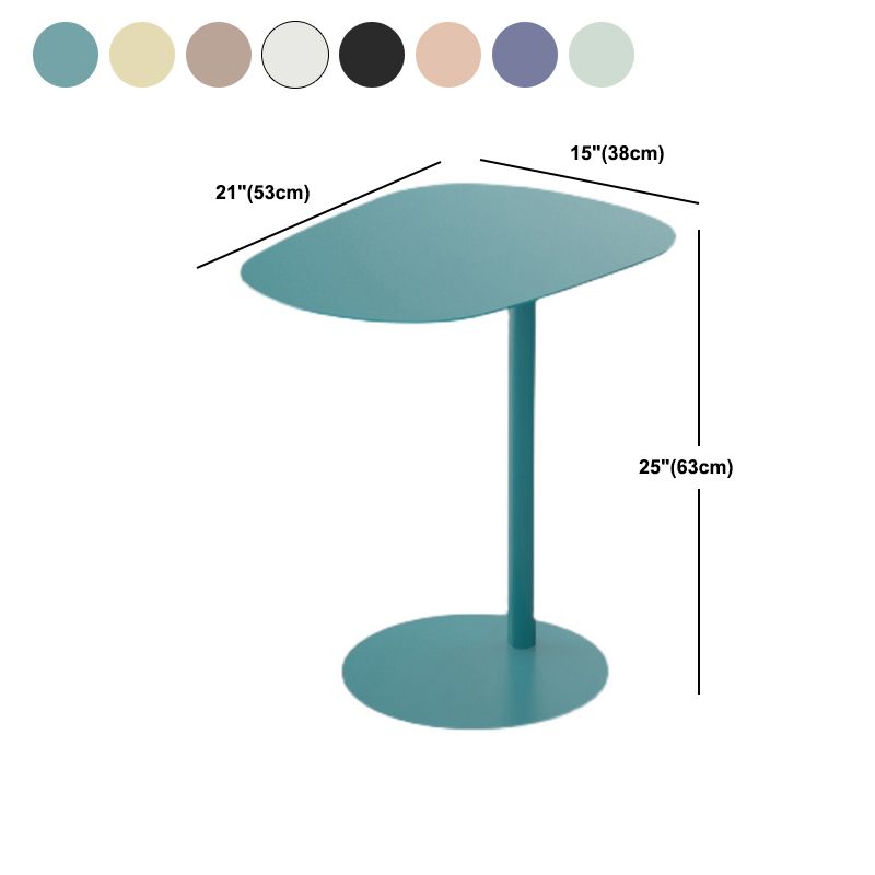 Mid-Century Pedestal Sofa Side Accent Table Iron End Slide Table Clearhalo 'Coffee & Accent Tables' 'End & Side Tables' 'end_side_tables' 'furn' 'furn_end_side_tables' 'Furniture' 'Living Room Furniture' 1200x1200_971441ec-08a4-4f5a-a26c-7dd8c63a1d33