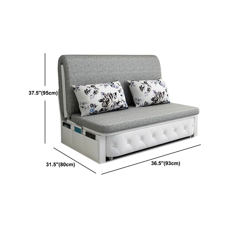 Sofá de cama de cama de algodón sin brazo de algodón