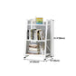 Industrial Vertical Open Bookshelf Metal Frame Manufactured Wood Shelf Bookshelf Clearhalo 'Bookcases' 'furn' 'furn_bookcases' 'Furniture' 'furniture_bookcases' 'kitchen' 'kitchen_bookcases' 'Living Room Furniture' 'Office Furniture' 1200x1200_97172768-20a0-4e5d-b810-34370dacc17e