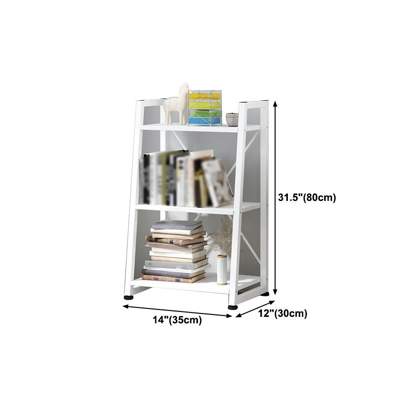 Industrial Vertical Open Bookshelf Metal Frame Manufactured Wood Shelf Bookshelf Clearhalo 'Bookcases' 'furn' 'furn_bookcases' 'Furniture' 'furniture_bookcases' 'kitchen' 'kitchen_bookcases' 'Living Room Furniture' 'Office Furniture' 1200x1200_97172768-20a0-4e5d-b810-34370dacc17e