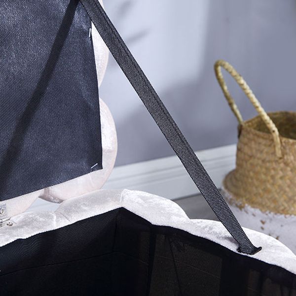 Glam Plain Storage Pouf Plain Velvet Tufted with Storage Rectangle Couch Ottoman Clearhalo 'furn' 'furn_ottomans_poufs' 'Furniture' 'Living Room Furniture' 'Ottomans & Poufs' 'ottomans_poufs' 1200x1200_9717dda1-70de-4b44-88d8-667f0f80ad19