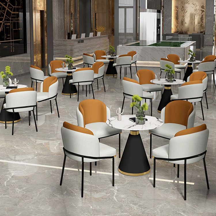 Contemporary 1/2/5 Pieces Dining Set Round Dining Room Table Set Clearhalo 'Dining Room Sets' 'Dining Tables & Seating' 'dining_room_set' 'furn' 'furn_dining_room_set' 'Furniture' 'furniture_dining_room_set' 'Kitchen & Dining Furniture' 'kitchen&dining_furn' 'kitchen' 1200x1200_9718d8fb-a355-4072-8285-13336ae40d23