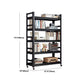 Etagere Shelf Bookcase Contemporary Steel Book Shelf for Study Room