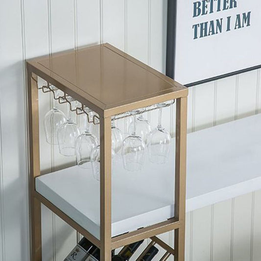 Rectangle Bar Table with High Stools Contemporary Style 1/2/3 Pieces Bar Table Set