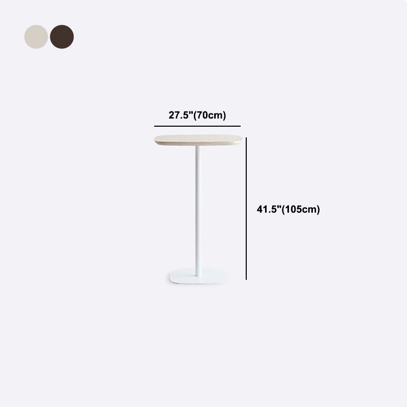 Industrial Round Bar Counter Table Wooden Dining Table for Kitchen Clearhalo 'Bar Furniture' 'Bar Tables' 'bar_tables' 'furn' 'furn_bar_tables' 'Furniture' 'furniture_bar_tables' 'Kitchen & Dining Furniture' 1200x1200_971e0d0b-5cc8-44a4-ae06-2ef190d746d6
