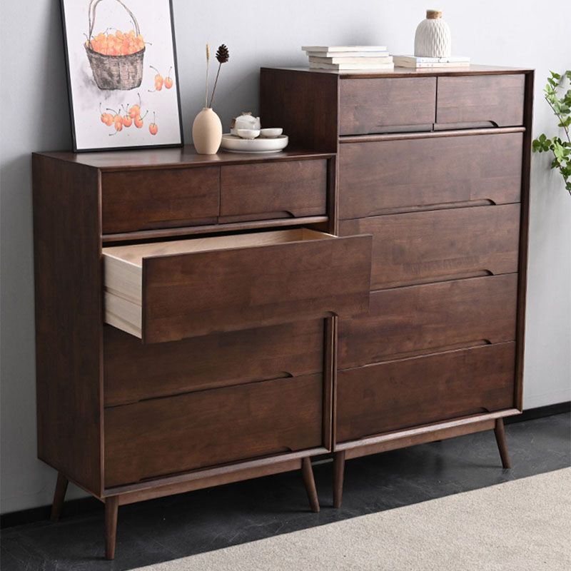 Cassetto in legno massiccio della metà secolo 29,5 "cassetti larghi includevano il torace