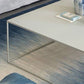 Table basse à base de cadre Table de cocktail carrée extensible en métal