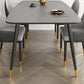Sintered Stone Dining Table Traditional Luxury 4 Legs Dining Table Clearhalo 'Dining Tables & Seating' 'Dining Tables' 'dining_table' 'furn' 'furn_dining_table' 'Furniture' 'furniture_dining_table' 'Kitchen & Dining Furniture' 'kitchen' 'kitchen_dining_table' 1200x1200_9720218f-3a76-47a9-8793-1e2cd987e159