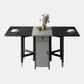 Mid-Century Modern Dining Table Rubberwood Solid Wood Table with Black Ash Solid Wood Base Clearhalo ' dining_table' 'Dining Tables & Seating' 'Dining Tables' 'furn' 'furn_dining_table' 'Furniture' 'furniture_dining_table' 'Kitchen & Dining Furniture' 'kitchen&dining_furn' 'kitchen' 'kitchen_dining_table' 1200x1200_9720820e-790d-47b5-8beb-4bed6a32f467