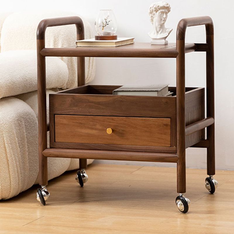 Tavolo d'angolo modernistico con tavolo da soggiorno rettangolare a doppio livello rettangolare