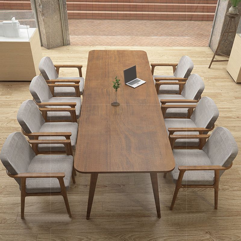 Modern Wood Office Desk Rectangular Shape Task Desk with 4 Legs for Office Clearhalo 'furn' 'furn_office_desk' 'Furniture' 'Office Desks' 'Office Furniture' 'office_desk' 1200x1200_97212ca8-bbcf-46ce-a3fd-66d5ef8c007c