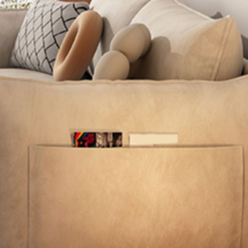 Sleepina di divano in vetrina in veglia per braccio quadrato scandinavo