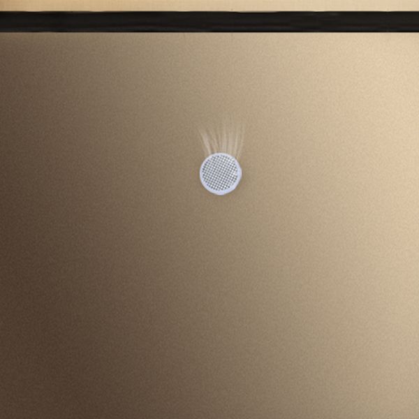 Modern White Wardrobe Cabinet Engineered Wood Wardrobe with Garment Rod