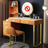 Luxuriöser Stein-Top-Make-up-Waschtischhocker Set 51.18 "H 5-Drawer-Kommode