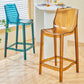 Contemporary Acrylic Backrest Counter High Stool with 4 Legs Clearhalo 'Bar Furniture' 'Bar Stools' 'bar_stools' 'furn' 'furn_bar_stools' 'Furniture' 'Kitchen & Dining Furniture' 1200x1200_9727a543-cca2-4524-8cad-93dcc9eeddc1