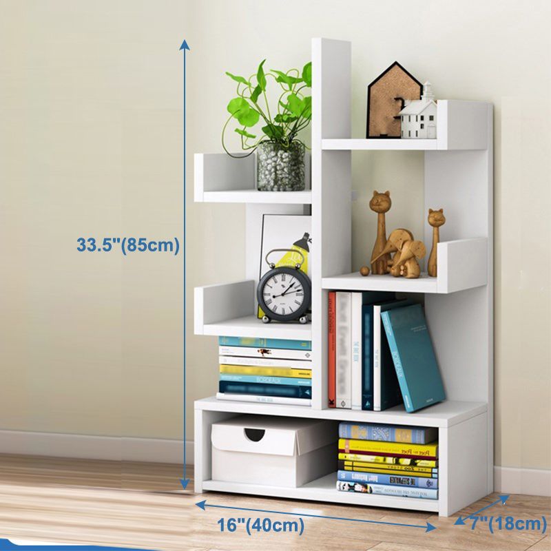 Scandinavian Style Bookshelf Engineered Wood Open Back Bookcase for Home Office Study Room Clearhalo 'Bookcases' 'furn' 'furn_bookcases' 'Furniture' 'furniture_bookcases' 'kitchen' 'kitchen_bookcases' 'Living Room Furniture' 'Office Furniture' 1200x1200_97293cbf-db13-4aca-a420-2660323b8ddb