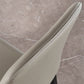 Minimalist Solid Back Dining Chairs Microfiber Leather Dining Chairs