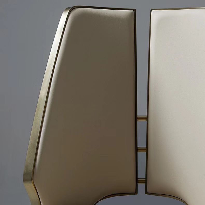 Glam Style Side Chair Metal Open Back Dining Room Chair for Indoor Clearhalo 'Dining Chairs' 'Dining Tables & Seating' 'dining_chair' 'furn' 'furn_dining_chair' 'Furniture' 'Kitchen & Dining Furniture' 1200x1200_972997d1-8057-464e-8fa8-3d1ee012463e