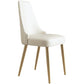 Kitchen Home Glam Chair Sedia da pranzo senza braccioli con imbottitura