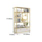 Modern Living Room Etagere Bookshelf Iron Frame Manufactured Wood Shelf Bookcase Clearhalo 'Bookcases' 'furn' 'furn_bookcases' 'Furniture' 'furniture_bookcases' 'Office Furniture' 1200x1200_972c2551-cd0a-48fd-b0d1-6e8c81c2ebf2