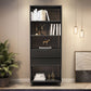 Standard Bookshelf Wooden Shelf Bookcase, 23.62" L x 11.81" W x 66.93" H