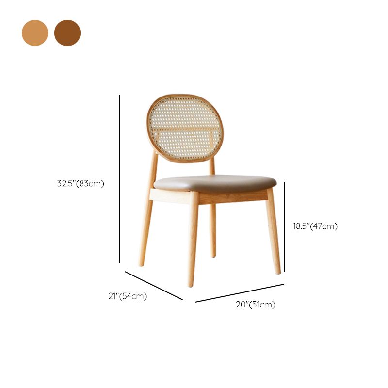 Chaise latéral de style industriel chaise de salle à manger côté cadre en bois pour salle à manger